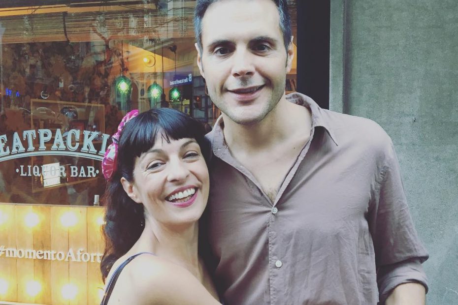 Roser Amills amb Manel Piñero