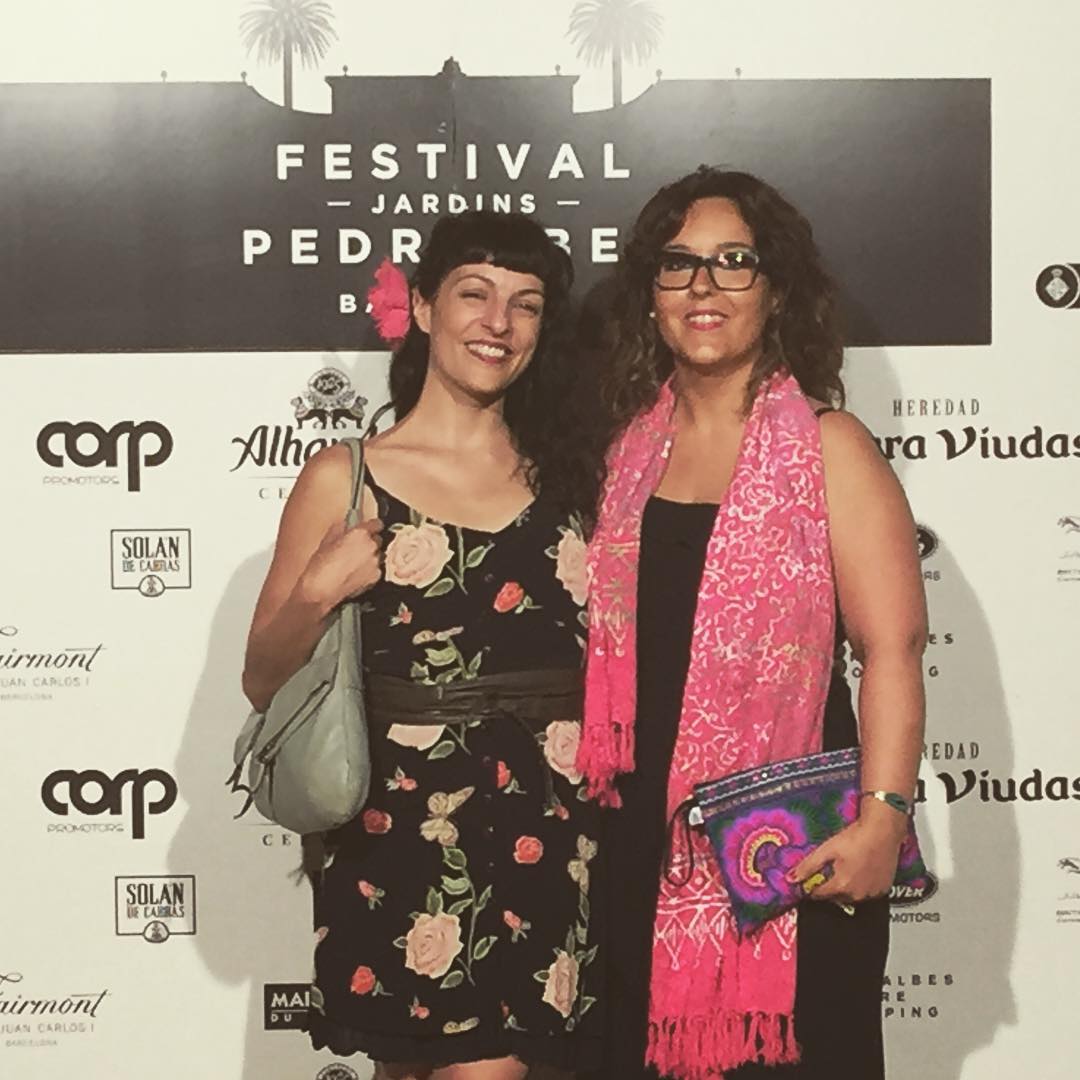 Obligado photocall antes de #pattismith ;)) Con @solemontsesole bella!