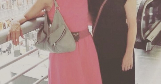 Roser Amills con Alicia Pomares