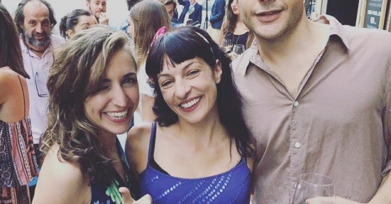 Roser Amills con Anna Bertran y Homo APM