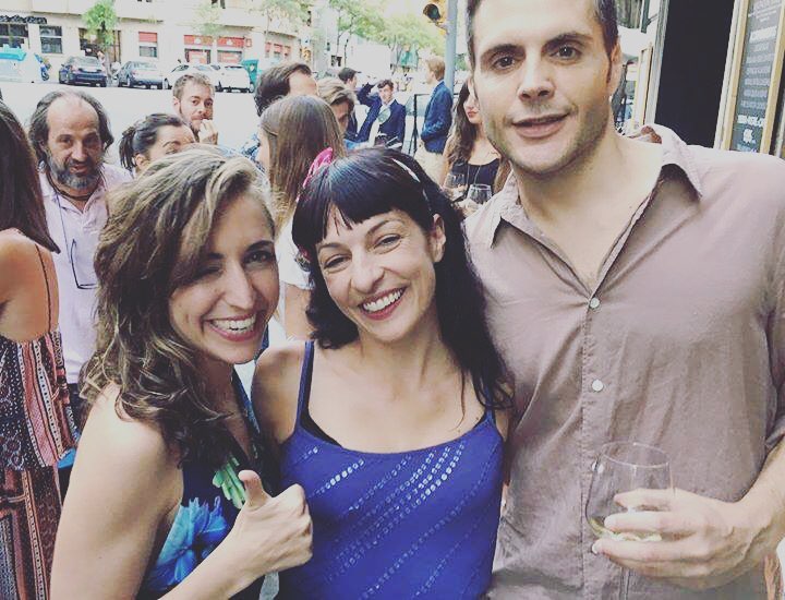 Roser Amills con Anna Bertran y Homo APM