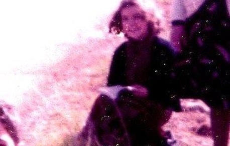 Roser amills, de niña. "De mayor quiero ser escritora", decia.