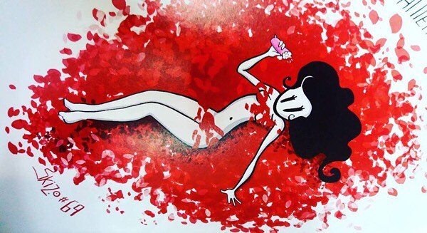 Roser Amills dibujo ilustracion de Alberto Calaf de Roser Amills