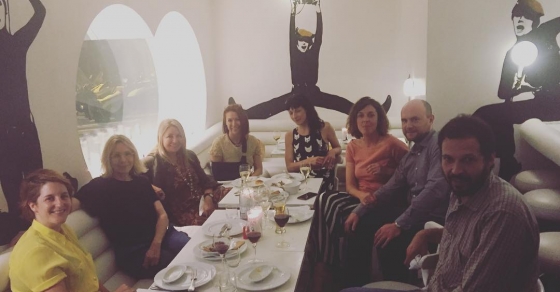 Roser Amills en el restaurante Flash flash de barcelona