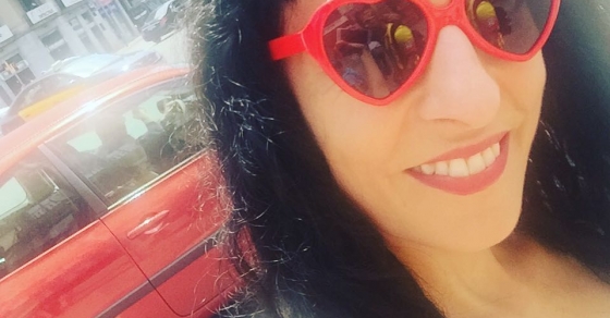 Roser Amills Gafas De Sol Rojas