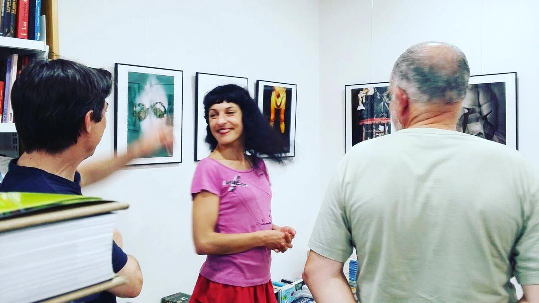 Expo en #quatrecantons de Berga inaugurada! Ha sido un honor ;))