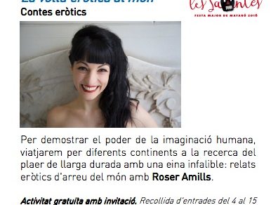 roser amills, presentacio a mataro