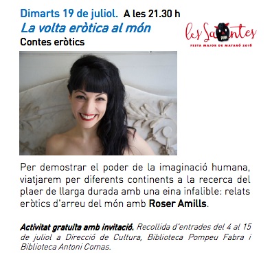 roser amills, presentacio a mataro