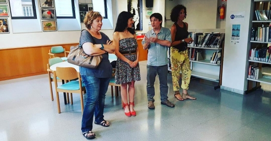 roser amills presentacion en berga con frederic garrido