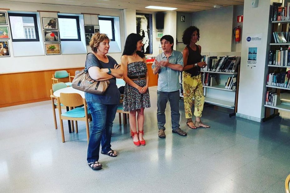 roser amills presentacion en berga con frederic garrido