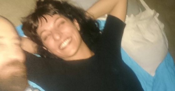 Sonrisa: gesto de curvar suavemente la boca que indica generalmente alegría, emoción o placer ;)) Con @marco_blued - Roser Amills, escritora mallorquina