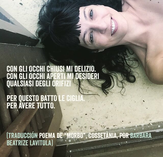 Poema de Roser amills traducido al italiano