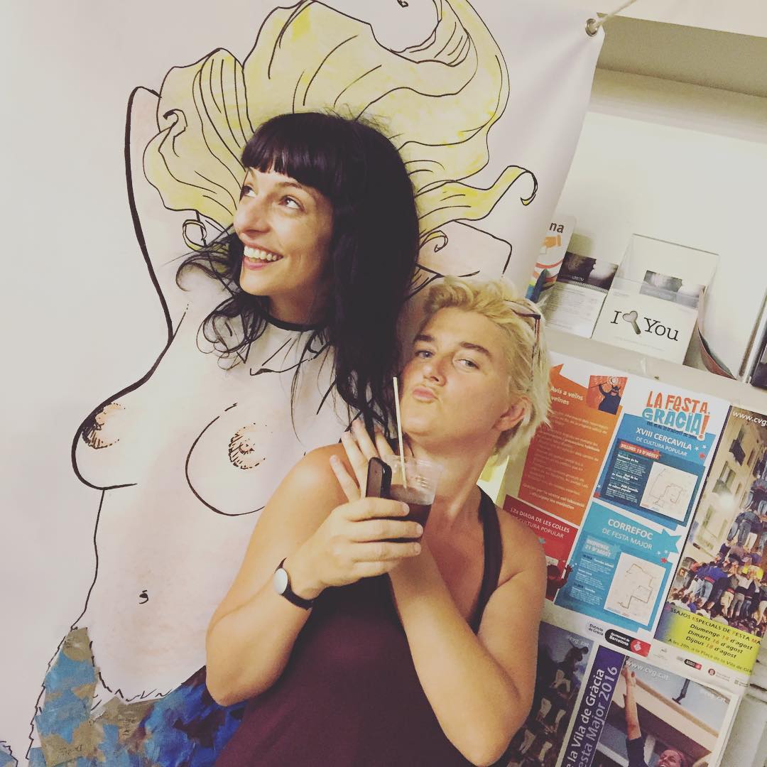 Roser Amills con Imma Sust