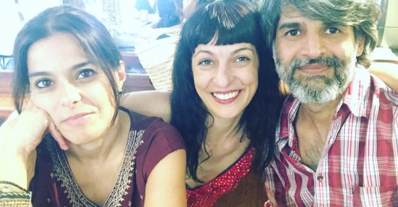 Roser Amills con Nuara y Sameer Rawal