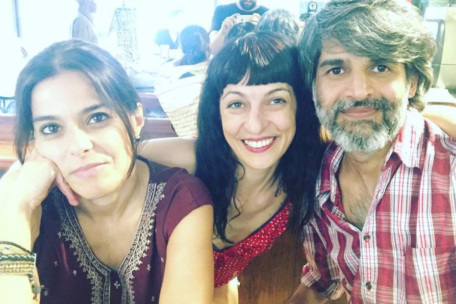 Roser Amills con Nuara y Sameer Rawal