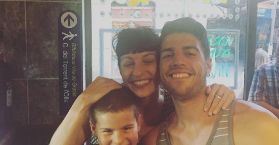 Roser amills y sus hijos marcel y joan