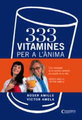 Cubierta de «333 vitamines per a l’ànima», de Víctor Amela y Roser Amills