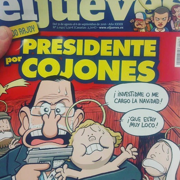 Jajaja #brutal #eljueves #marianorajoy !!!!!