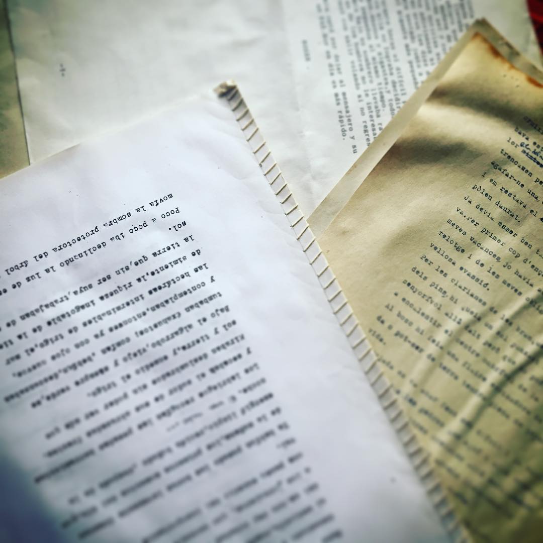 manuscritos de niña de Roser Amills