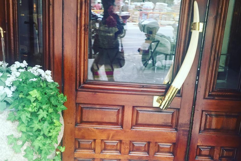 Puerta Con Colmillo De Elefante