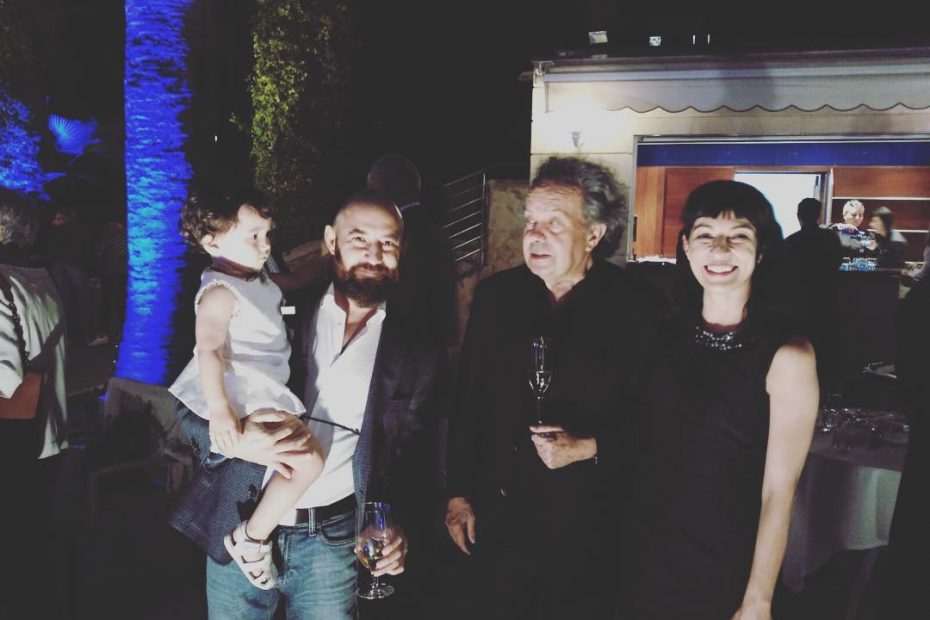 roser amills con Francisco Jarauta y marco della porta converses de formentor 2016