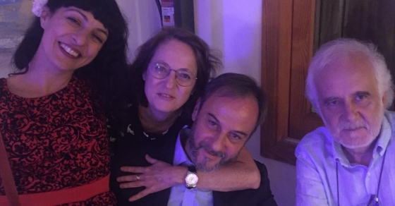 roser amills con Marta Sanz, Edgardo Dobry, Ramon Andres converses de formentor 2016 velada orfica