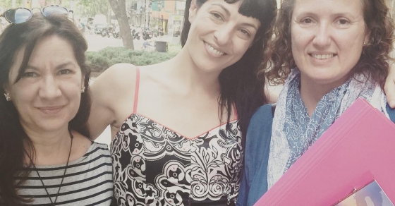 roser amills con marta sevilla y piluca vega