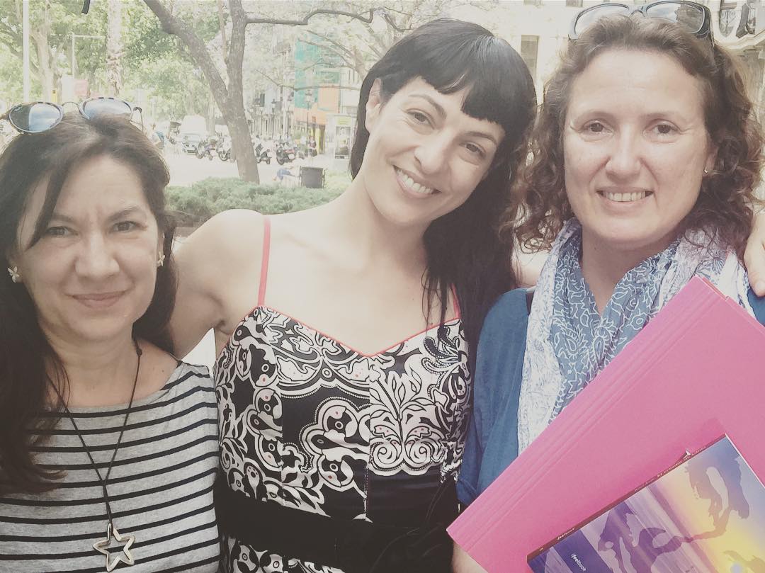 roser amills con marta sevilla y piluca vega