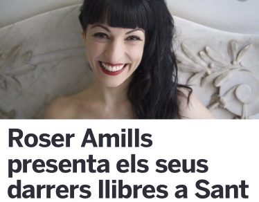 roser amills presenta els seus darrers llibres a sant cugat