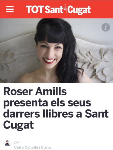 roser amills presenta els seus darrers llibres a sant cugat