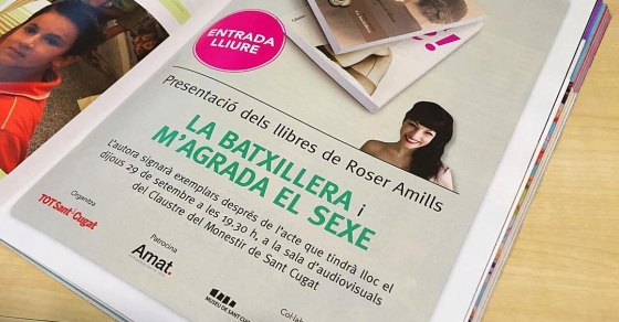 roser amills presenta els seus llibres a sant cugat