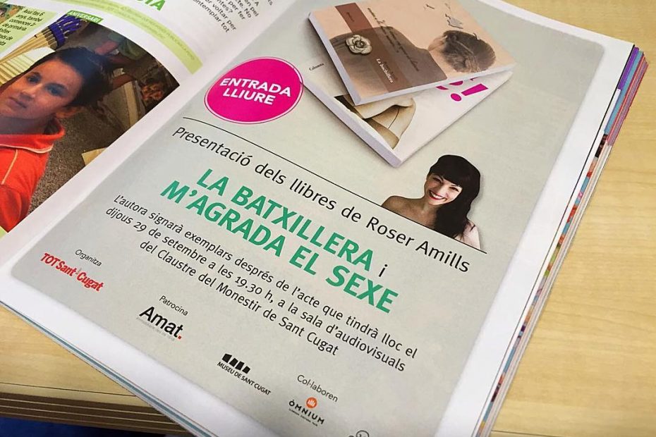 roser amills presenta els seus llibres a sant cugat
