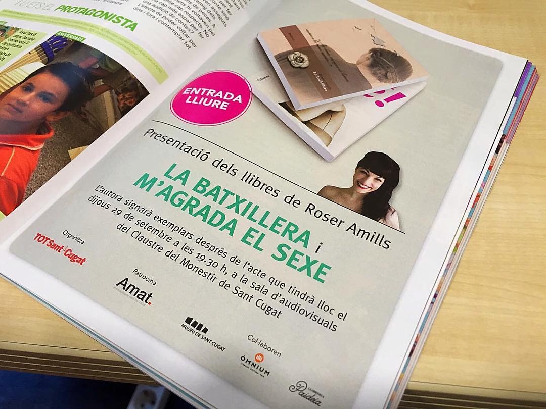 roser amills presenta els seus llibres a sant cugat