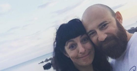 roser amills y marco della porta en napoles