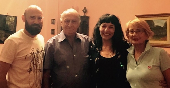 roser amills y marco della porta en napoles