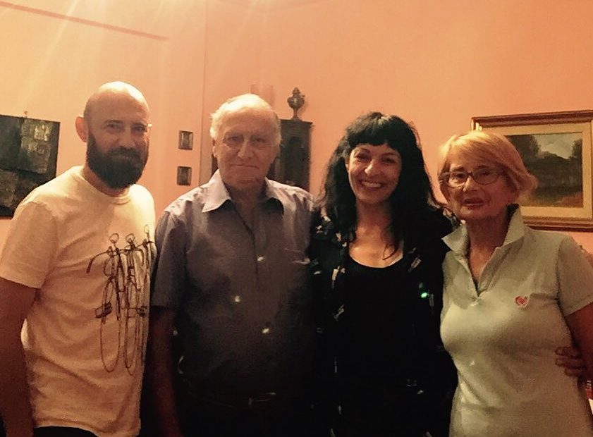 roser amills y marco della porta en napoles