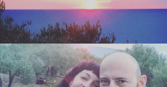 roser amills y marco della porta en napoles