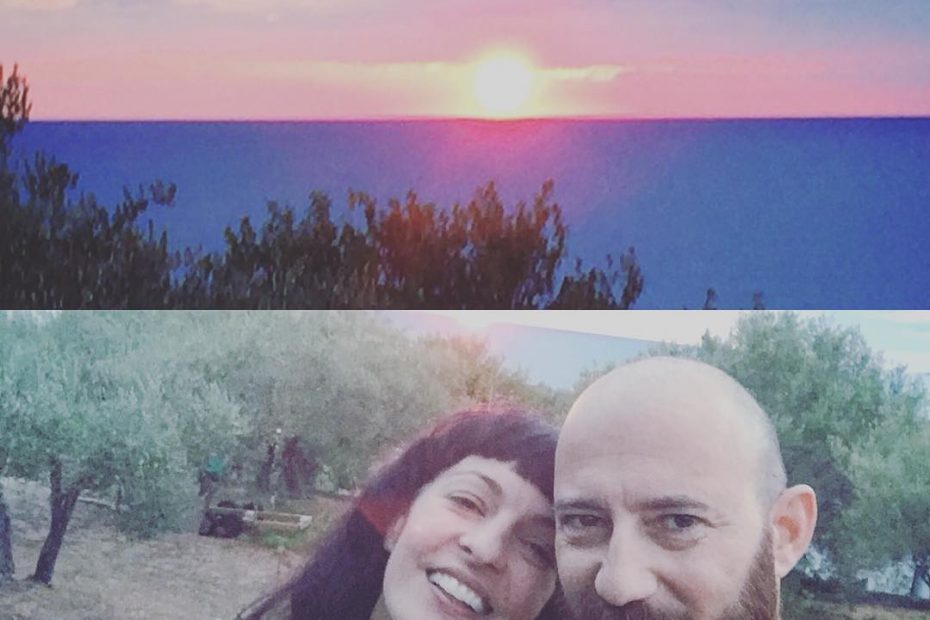 roser amills y marco della porta en napoles