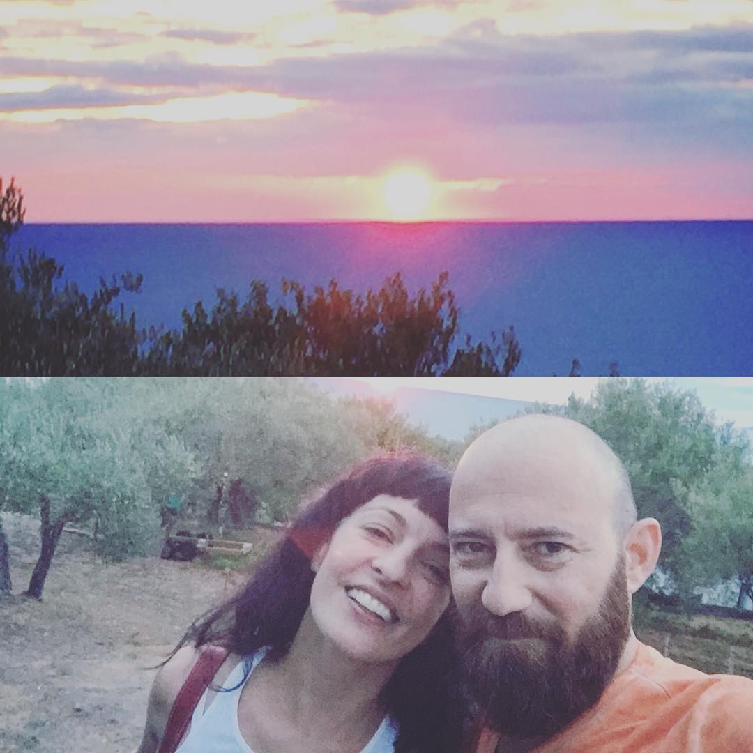 roser amills y marco della porta en napoles