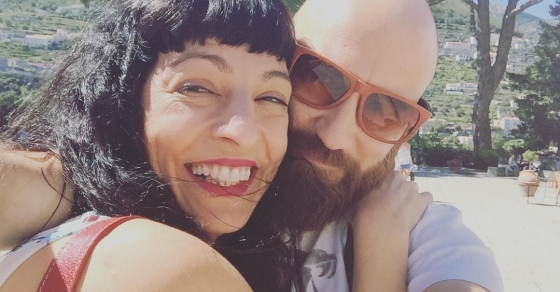 roser amills y marco della porta en ravello