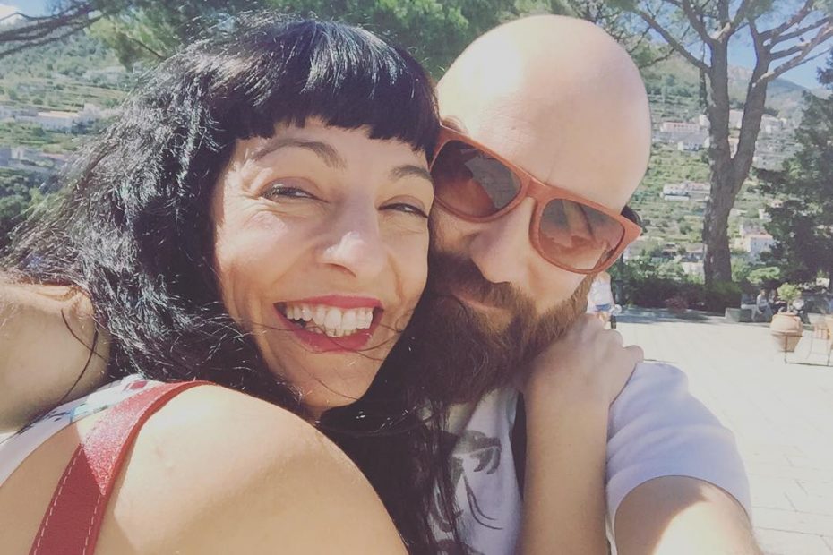 roser amills y marco della porta en ravello