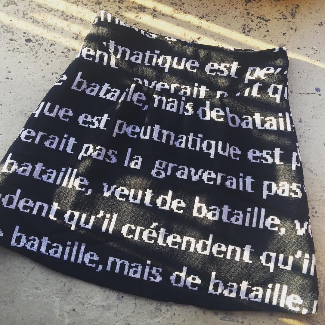 Qué os parece esta falda de #bataille que me han enviado Laia Roca i @who_bcn ? A mí me encanta!!