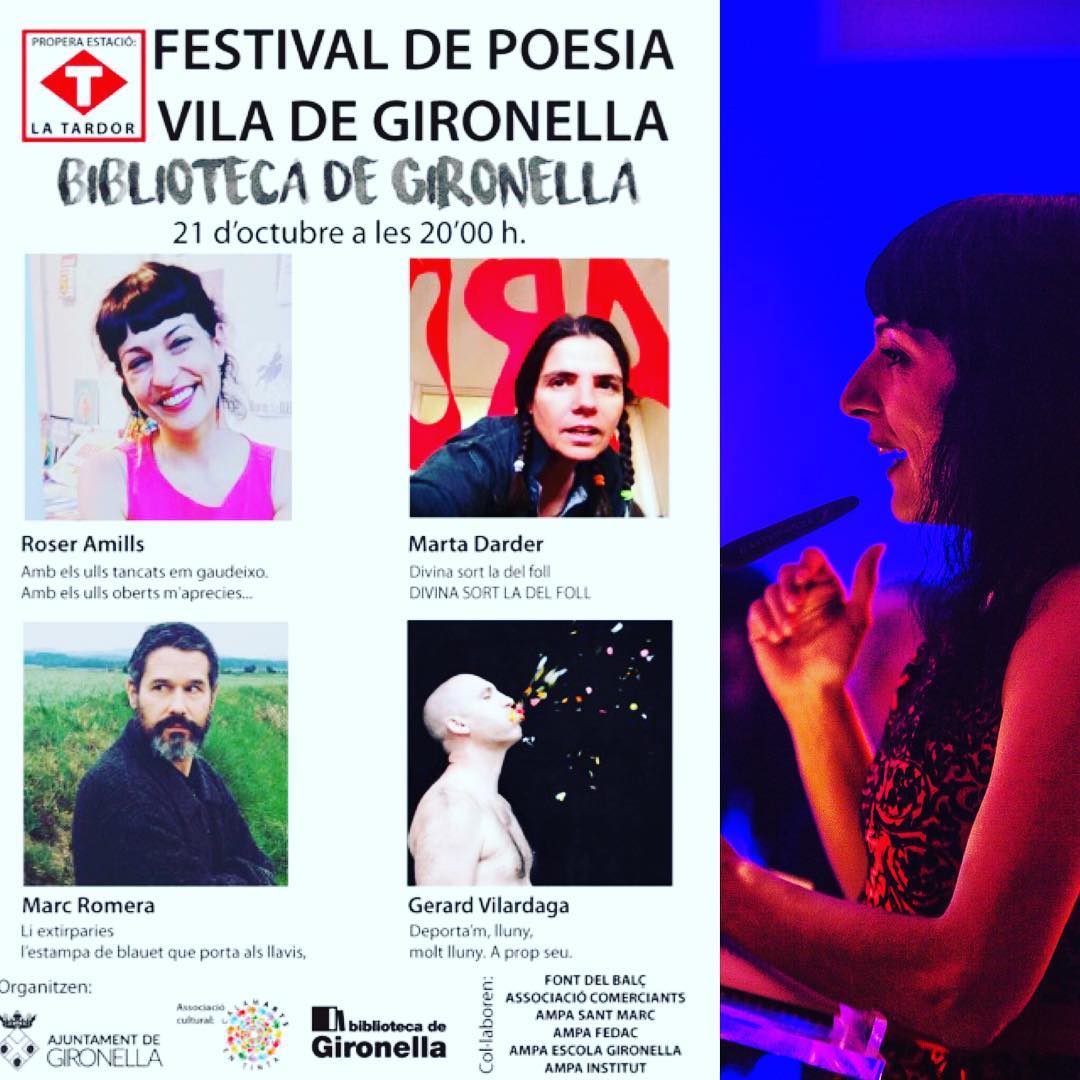 Veniu!! Divendres a les 20h a #Gironella, recitem #festivaldepoesiaviladegironella #berguedà
