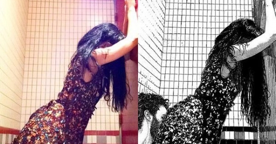 Es fantástico, soy fan de las ilustraciones de @apolloniasaintclair_ y un día... me dibujó! - Roser Amills, escritora mallorquina