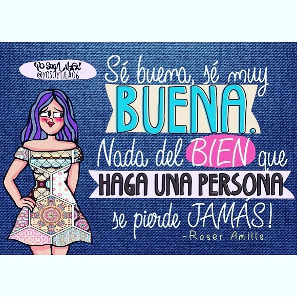 Ilustracion de yosoylila06 de una frase de la novela Sé buena de Roser Amills
