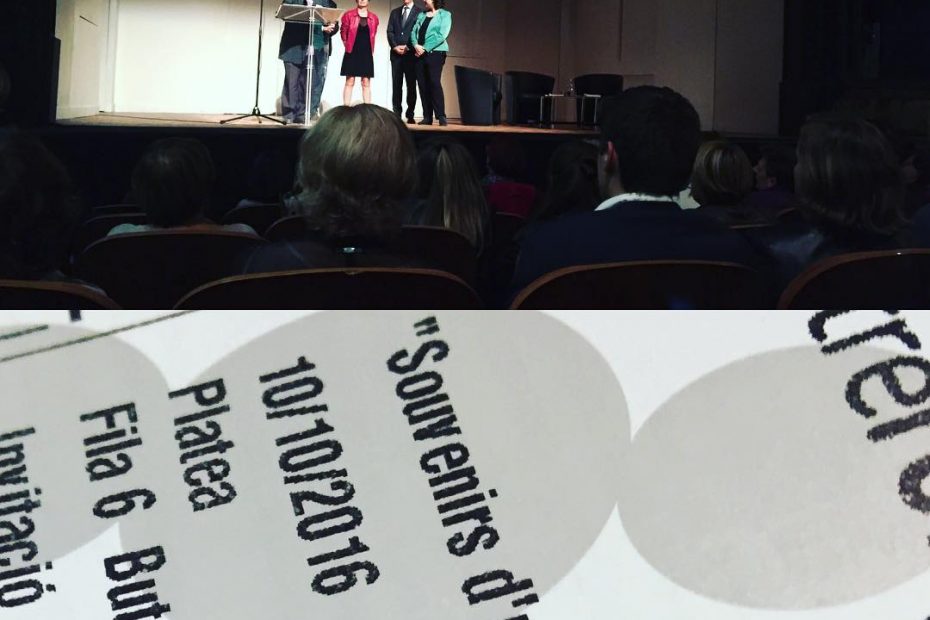 jaimes llibreria con bernard pivot en el teatre romea