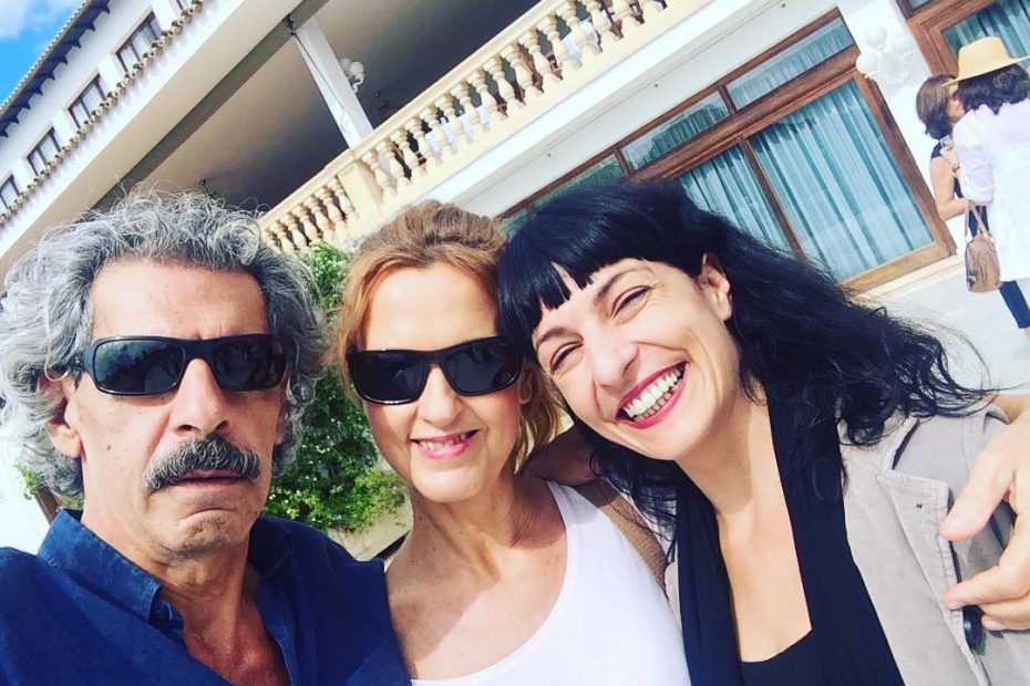 roser amills con pere colom en las converses de formentor