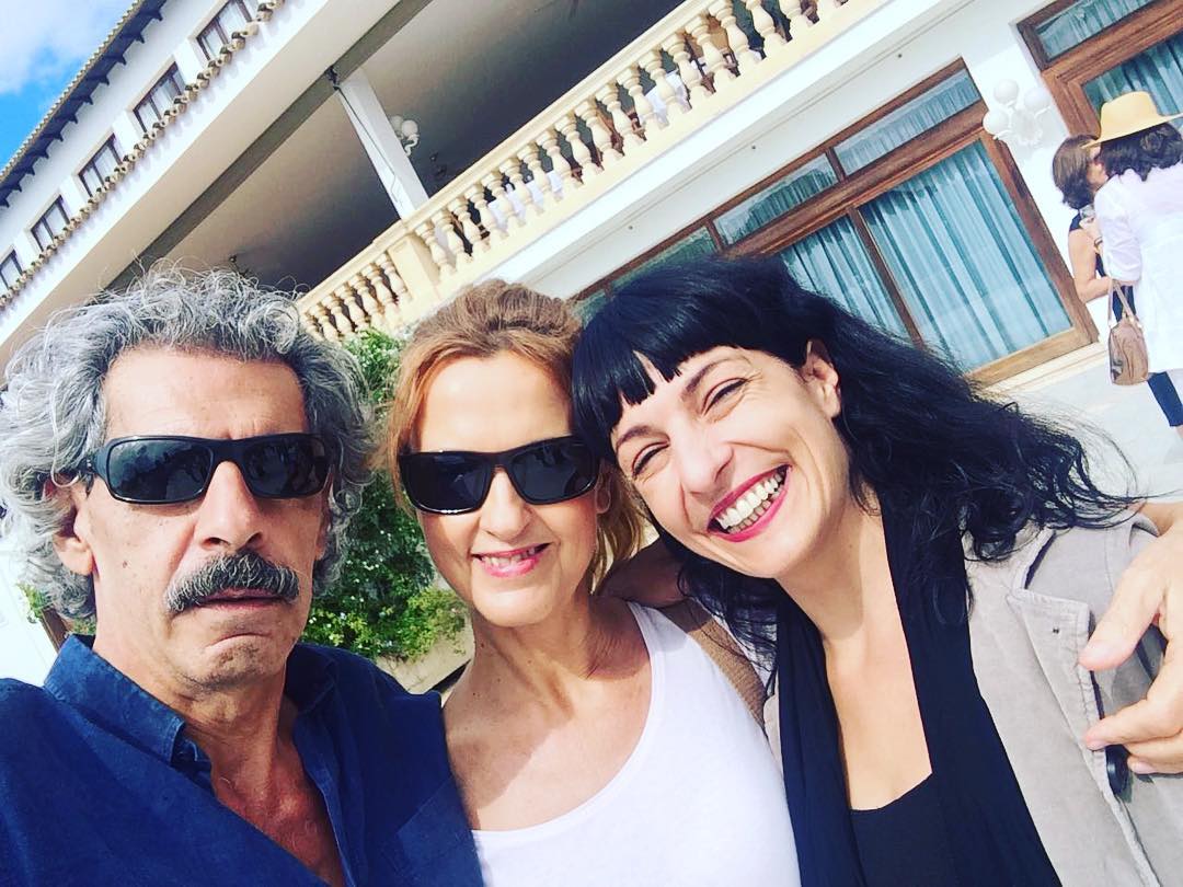 roser amills con pere colom en las converses de formentor