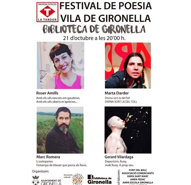 roser amills, recital festival de poesia de gironella 2016