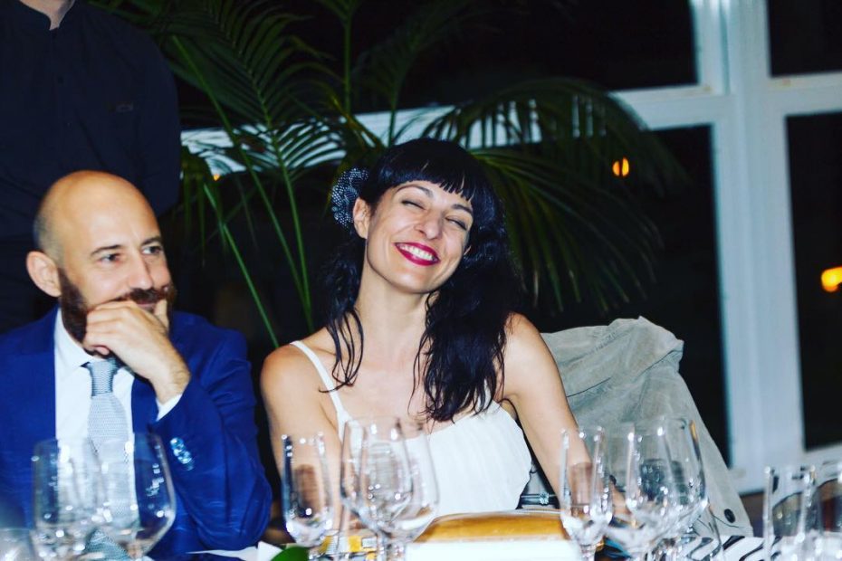 roser amills y marco della porta en las converses de formentor